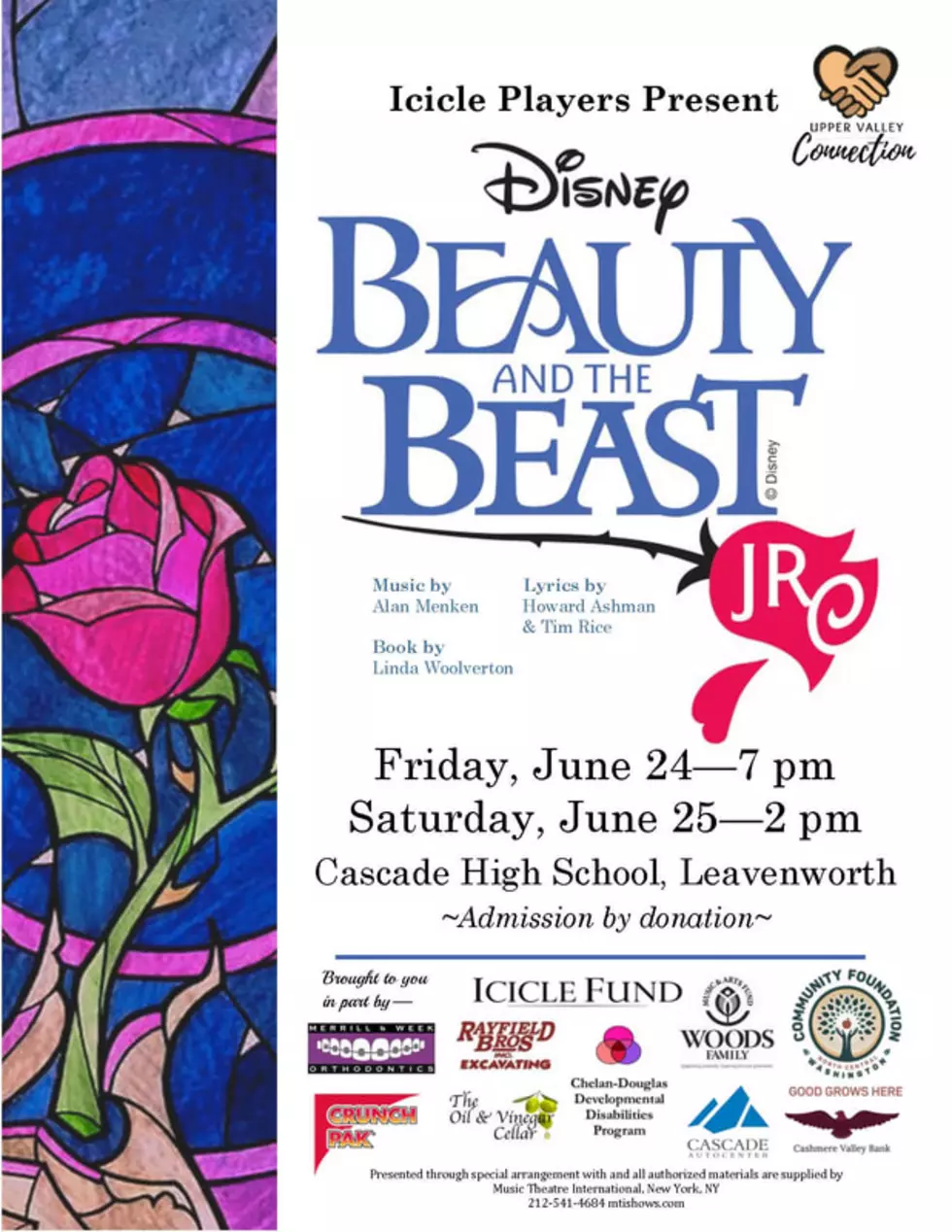 Upper Valley Connection Introduces Beauty and the Beast Jr.