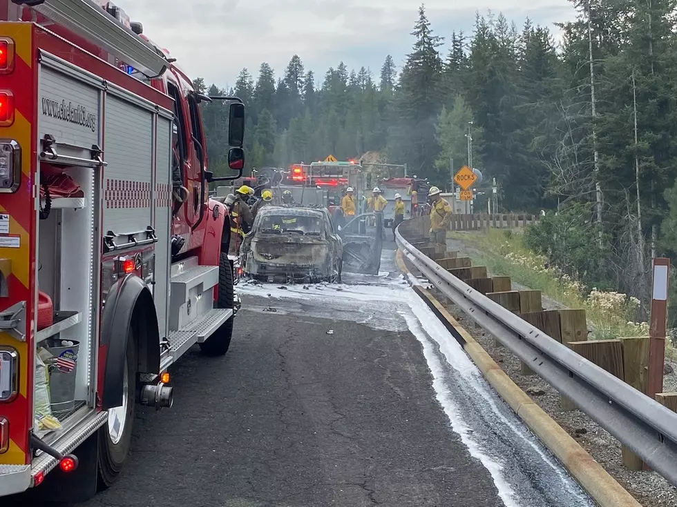 Vehicle Fire on Blewett Pass Leaves Family of Four Without Car