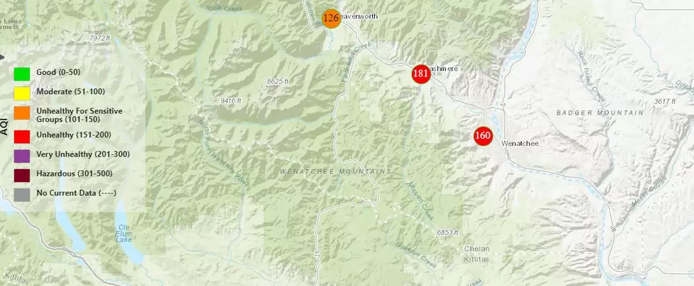 Wenatchee Valley Smoke May Get Worse Further into the Week