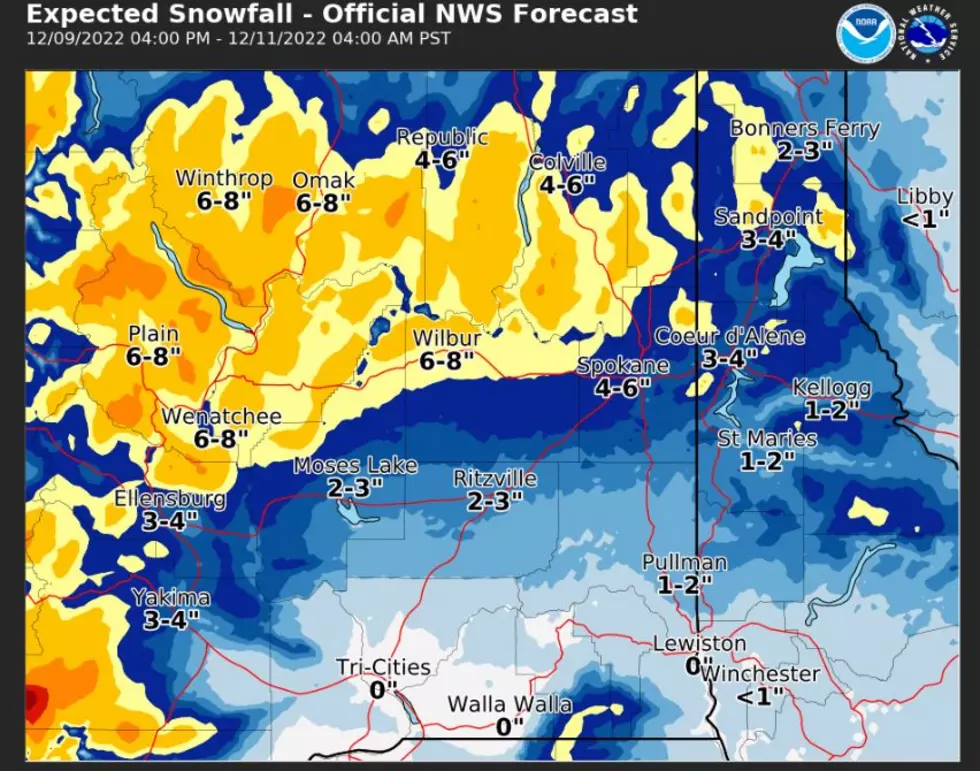 Winter Storm Watch Issued to North Central Washington
