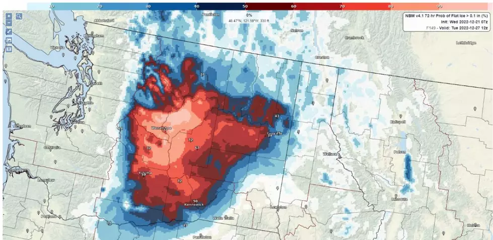 Freezing Rain Coming to Wenatchee Valley This Weekend