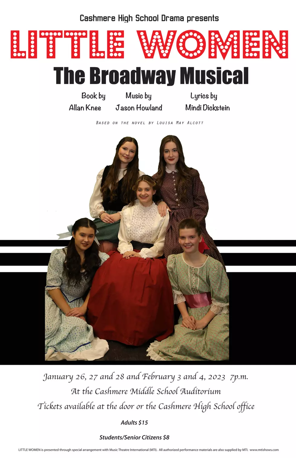 Cashmere High School Presents “Little Women: The Broadway Musical”