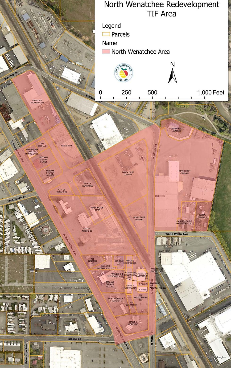 City of Wenatchee to Vote on Boundaries for Tax Increment Financing District in North Wenatchee