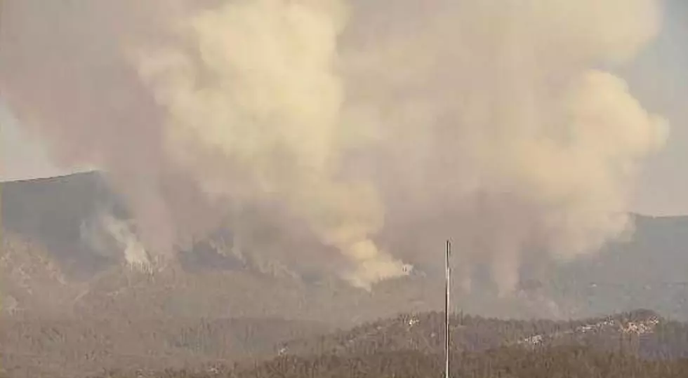 Smoke from the Lower Sugarloaf Fire rises into the skies over North Central Washington. photo credit: Lake Wenatchee Fire & Rescue