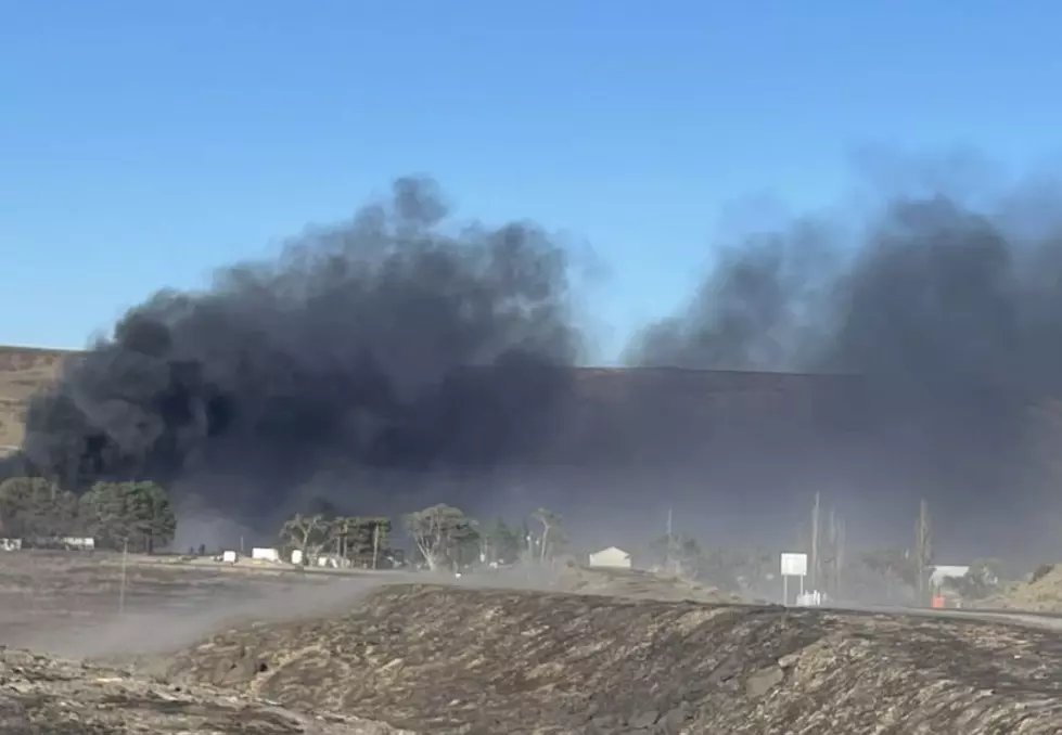 Two Homes In Vantage Destroyed By Fast-Moving Wildfire That Also Closed I-90