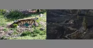 NCW's Beloved "Hobbit Inn" Razed By Chelan Hills Fire