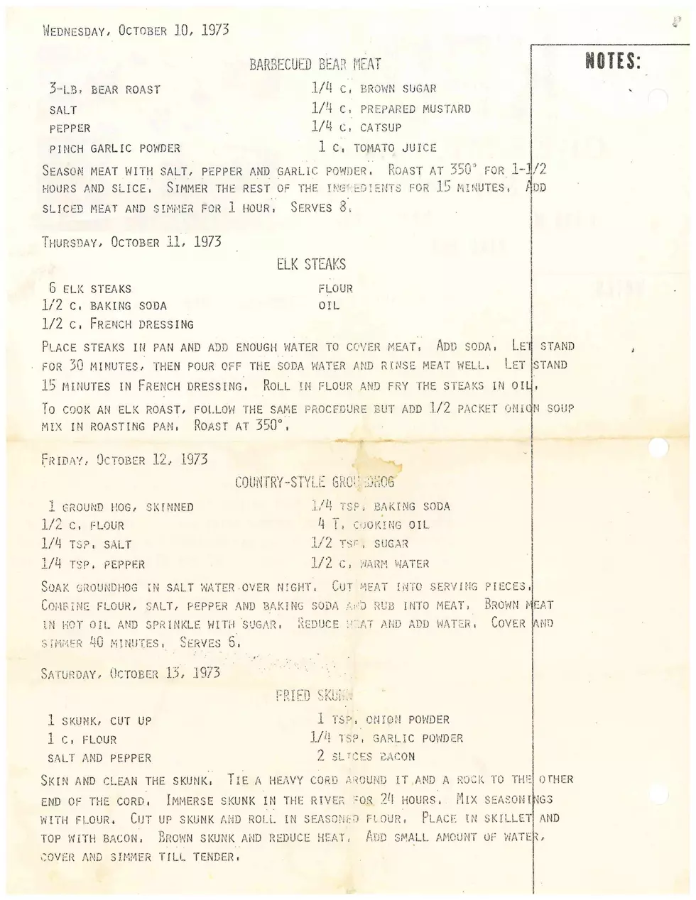 Chef Michael Show recipes