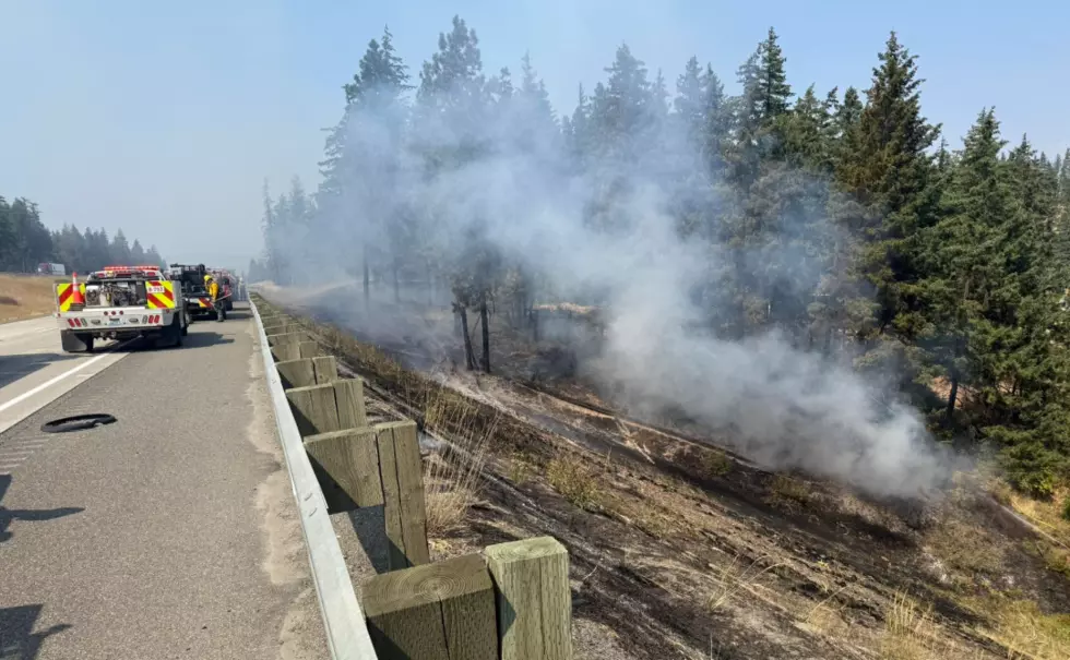 Brushfire Closes Interstate-90 Near Thorp In Kittitas County