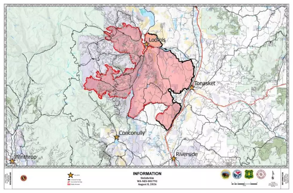 Sinlahekin Fire Map Image: Central WA Fire Information