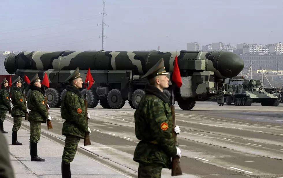 Moscow Puts Military Hardware On Show During Parade Rehearsal