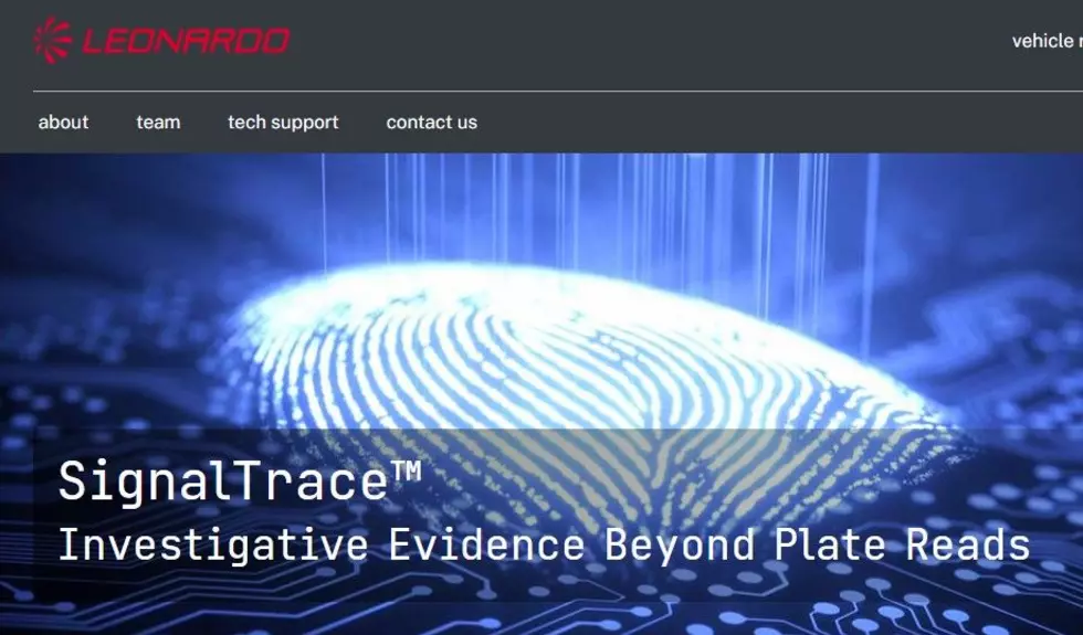 screen shot / leonardocompany-us.com/lpr/elsag-signaltrace