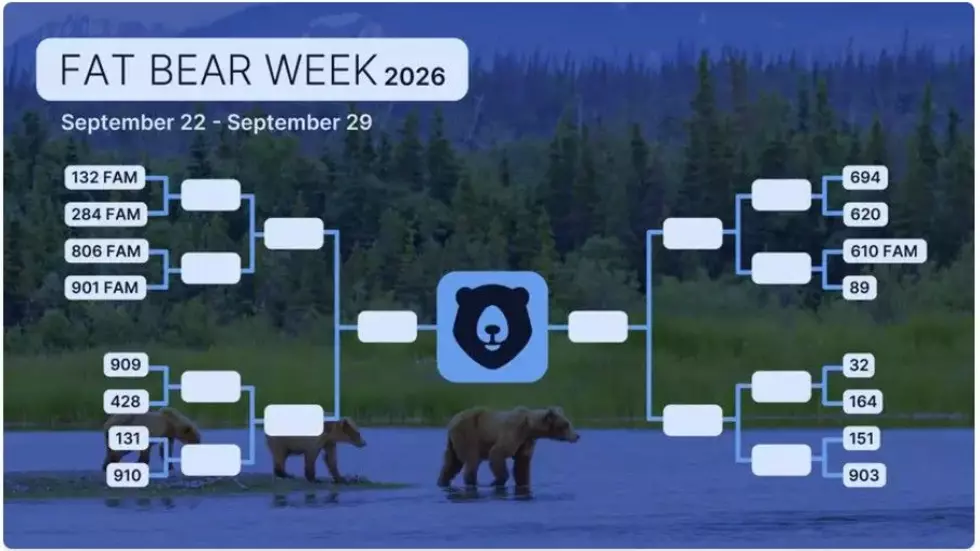 Screen shot / Fat Bear Week 2026 bracket, dates and how to vote online