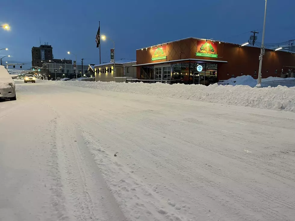 The snow is back in Wenatchee