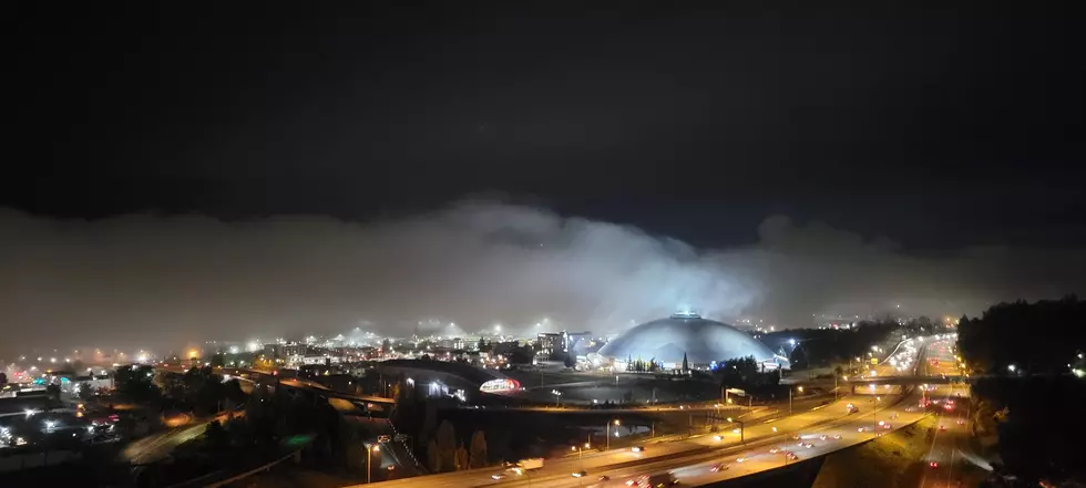 Tacoma Dome and I-5 CREDIT: Wilson Kim (via Facebook)