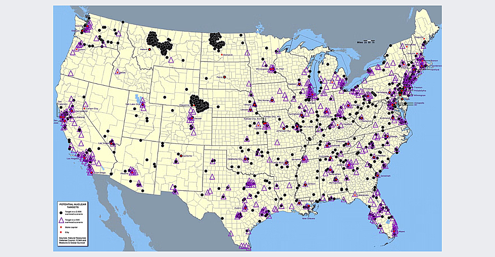Are there Potential safe areas in America &#8211; From Nuclear Targets?