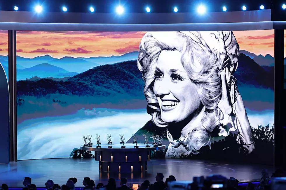 Dolly Parton tribute at the 2026 Emmy Awards via Getty Images