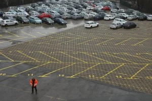 Parking Lot Attendent Works The Lot