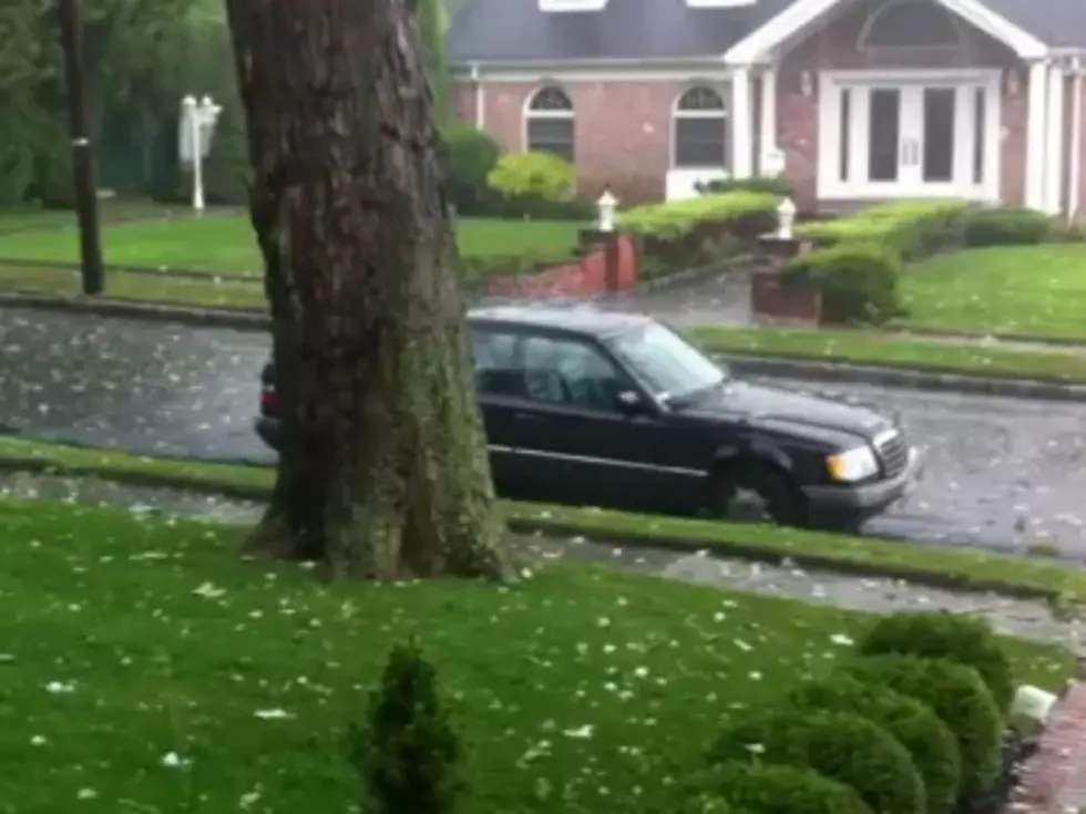 Yikes! Lightning Strikes Man’s Yard During Freak Storm in Scary Amateur Video