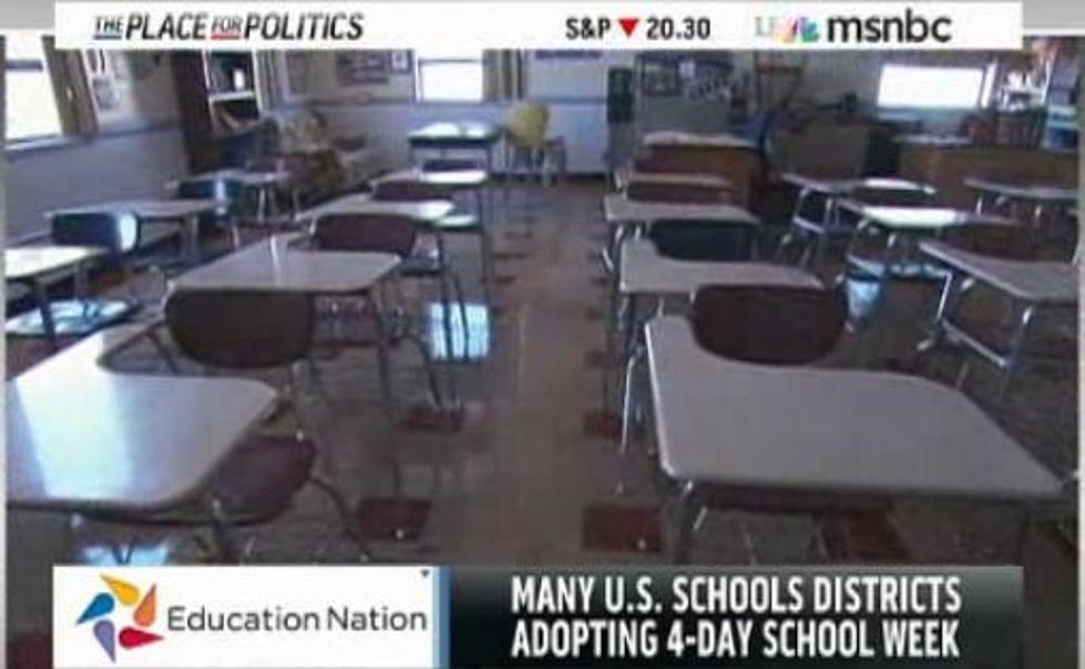 Some School Districts Going To 4 Day Weeks Instead Of 5 [VIDEO]