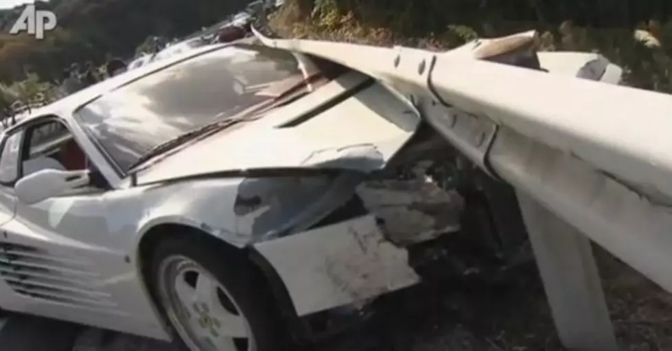 Most Expensive Luxury Car Pile Up [VIDEO]