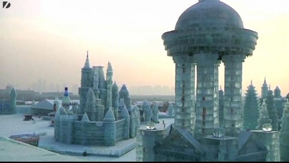 Ice City in Harbin, China  [VIDEO]