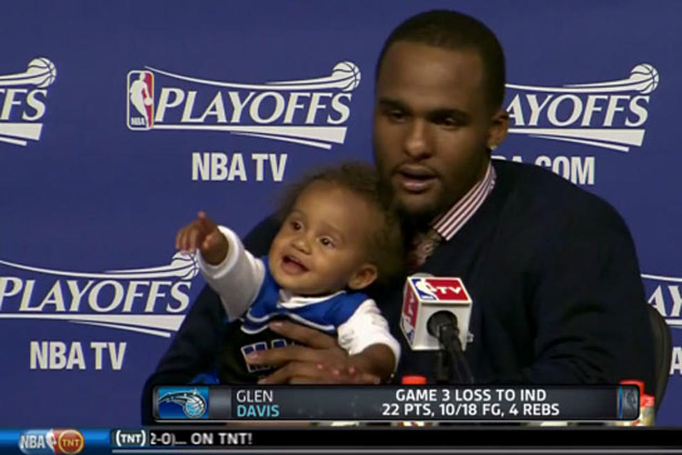 Glen Davis’ Baby Holds the Most Adorable Interview Ever