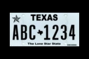 texas license plate database