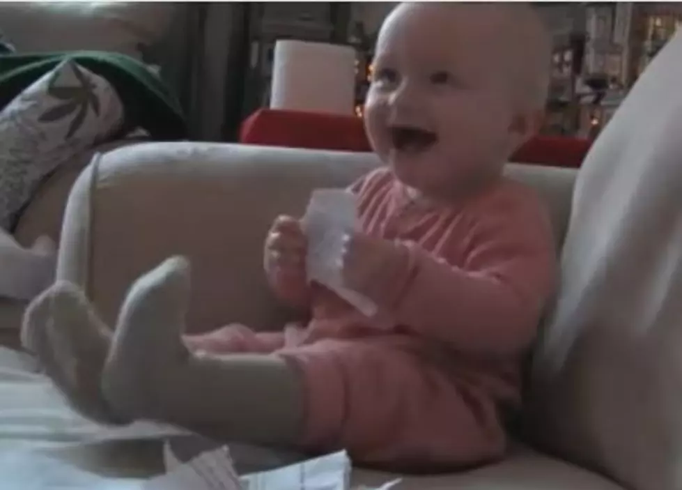 Shredding Paper Brings Big Laughs for Baby [VIDEO]