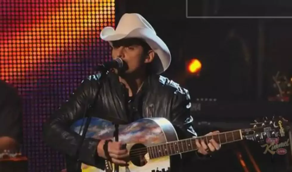 Brad Paisley Announces New Album Title, Spoofs Honey Boo Boo and Performs Live on &#8216;Jimmy Kimmel Live!&#8217; [VIDEO]