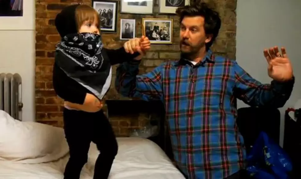 Hilarious Video Shows Toddler Helping Dad Teach the Fundamentals of Self-Defense