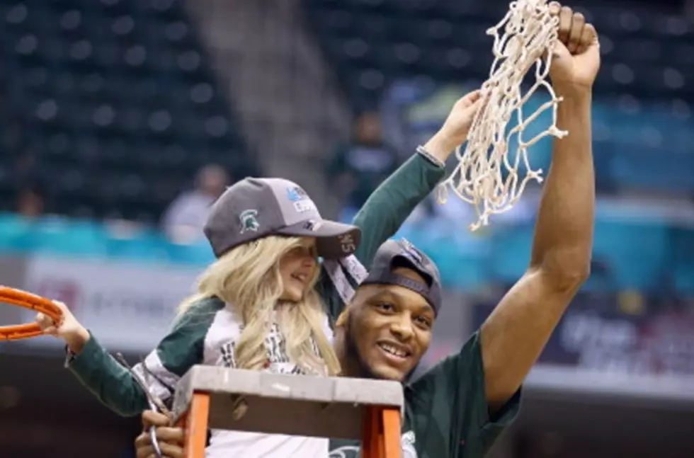 Michigan State Star Adreian Payne Wins the John R. Wooden Outreach Award For His Friendship With Lacey Holsworth