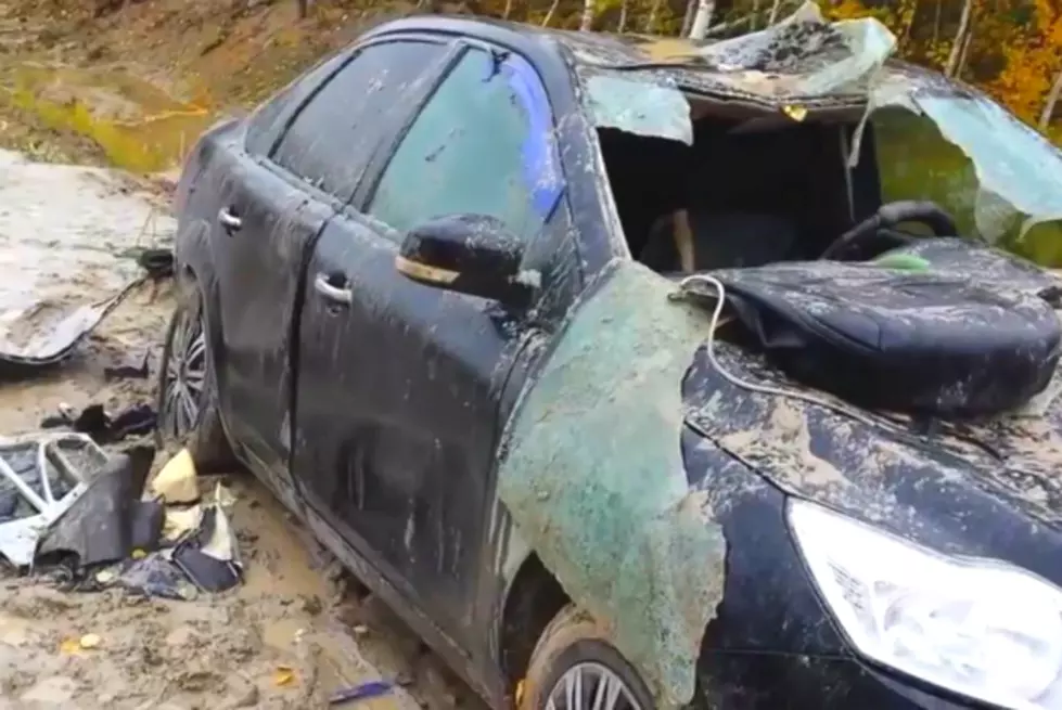 Wounded Big Brown Bear Gets His Revenge on Siberian Hunters Car