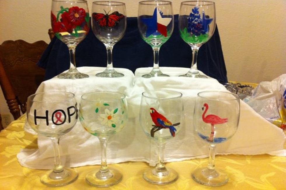 DIY:  How to Make Hand Painted Wine Glasses