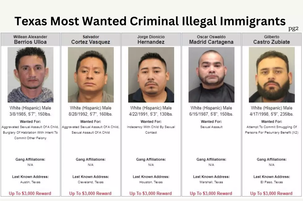 Look: Texas Top 10 Most Wanted Criminal Illegal Immigrants
