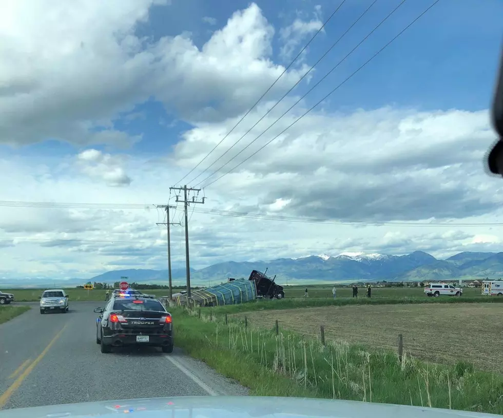 Truck Carrying Bees to North Dakota Tips Over near Bozeman
