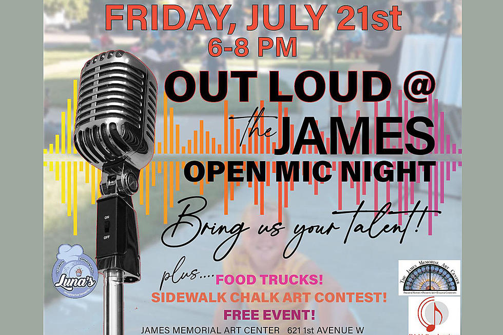 Out Loud At The James Scheduled For July 21In Williston