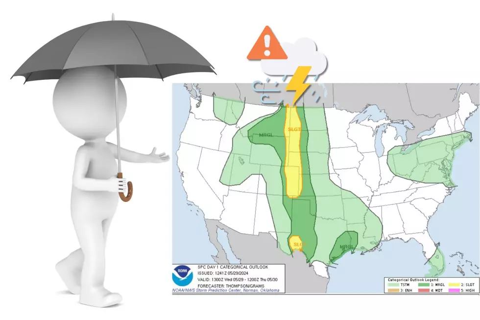 Powerful Thunderstorms Expected in North Dakota This Afternoon