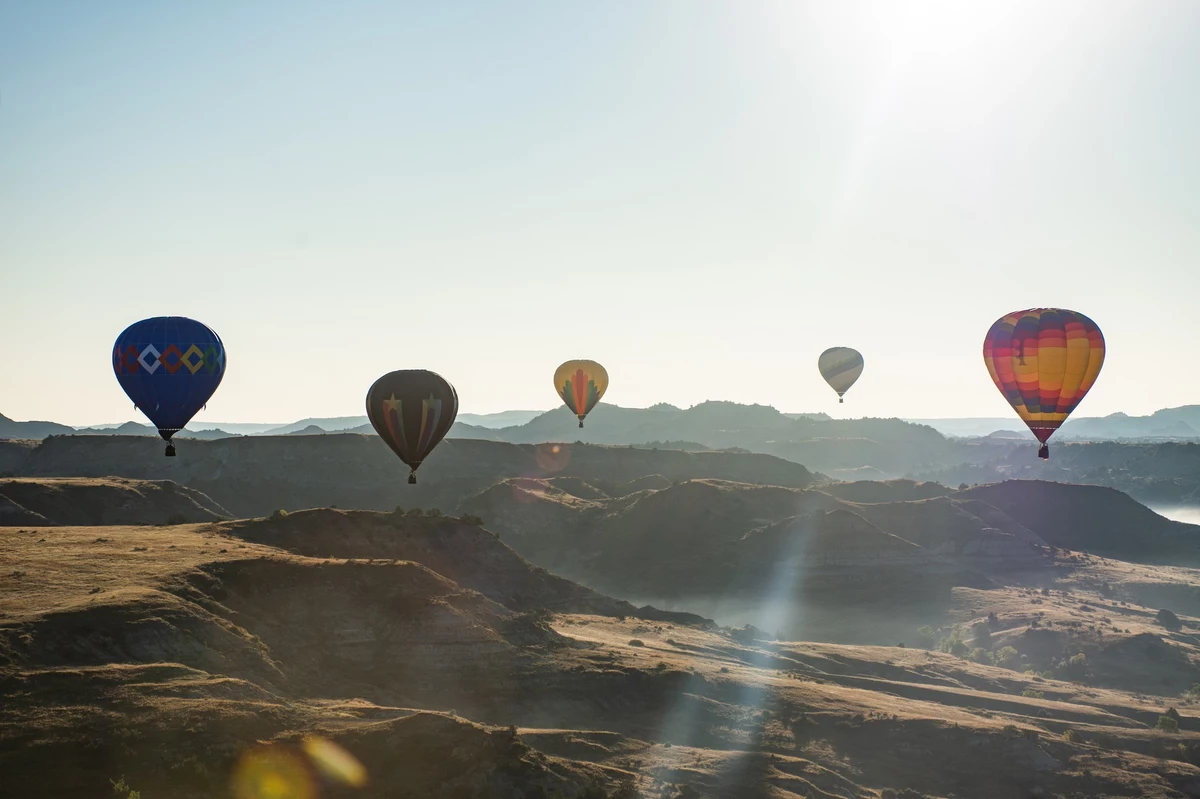 Hot Air Balloons & Kites will Soar over Medora this Weekend