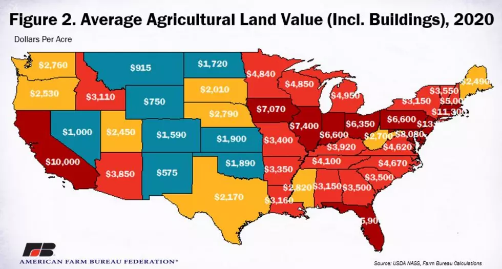 Washington Reports Ag Land Value Drop; Oregon, Idaho Report Increase