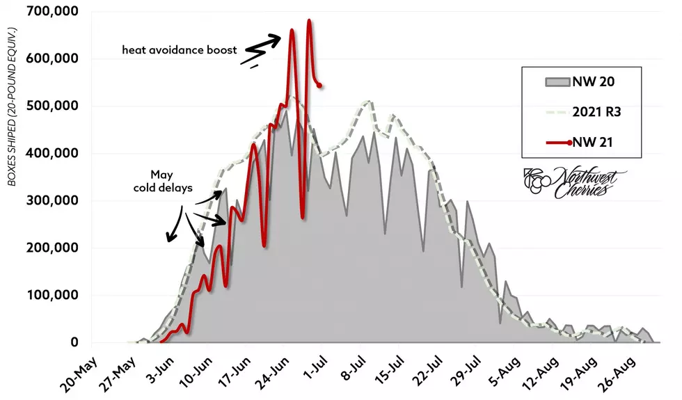 Over 11M Boxes Of Cherries Have Been Shipped