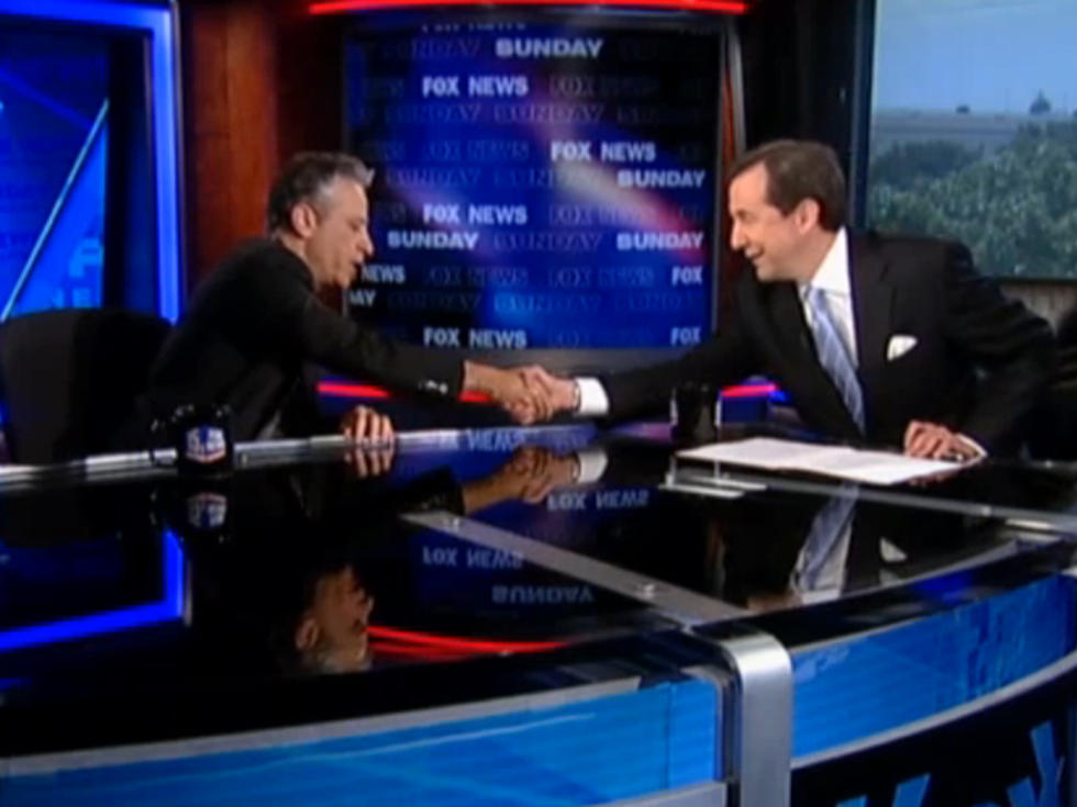 Jon Stewart Calls ‘Fox News Sunday’ Host Chris Wallace ‘Insane’