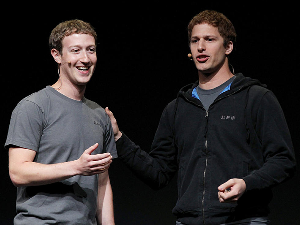 Andy Samberg Channels Mark Zuckerberg at Facebook Conference F8 [VIDEO]