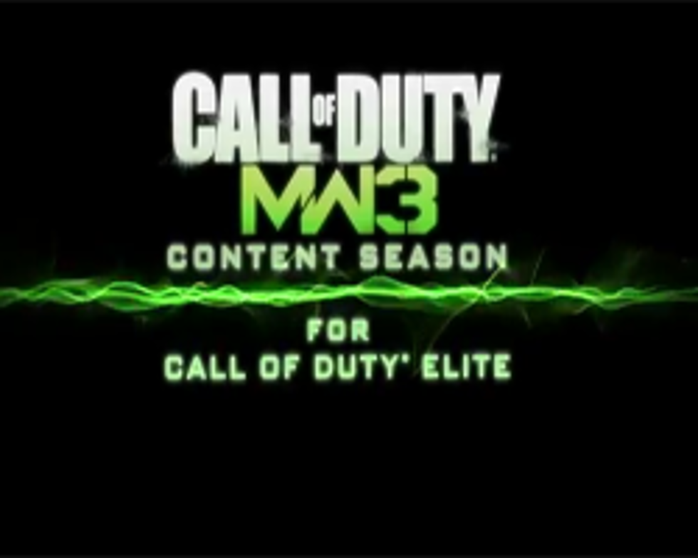 Call Of Duty: MW3 New Maps & Content DLC [VIDEO]