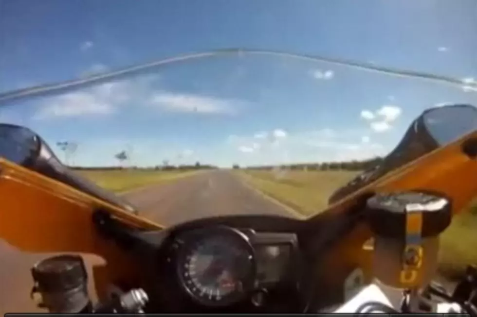 Motorcyclist Has High Speed Encounter With A Snake [VIDEO]