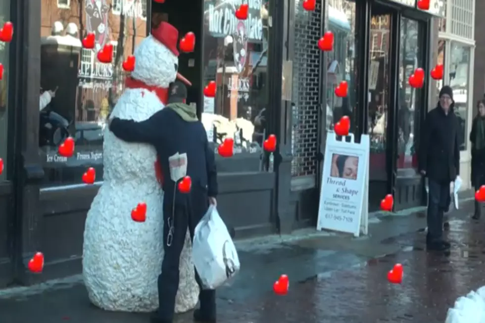 Scary Snowman’s Valentine’s Day Prank! [VIDEO]