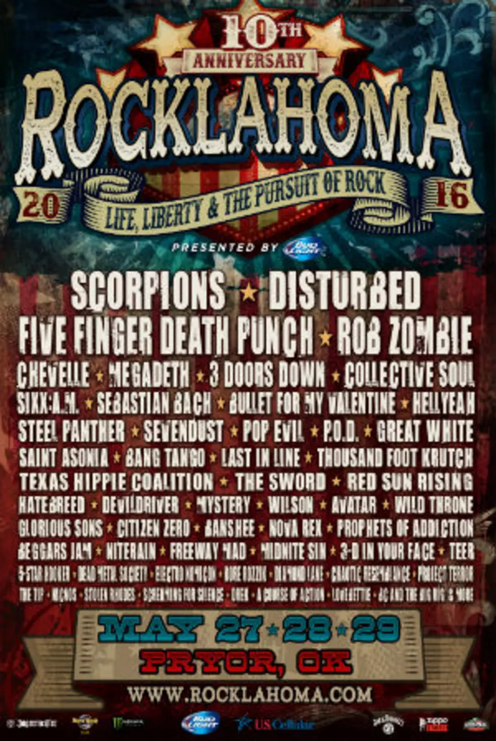 Win a Pair of Free Tickets to Rocklahoma 2016!