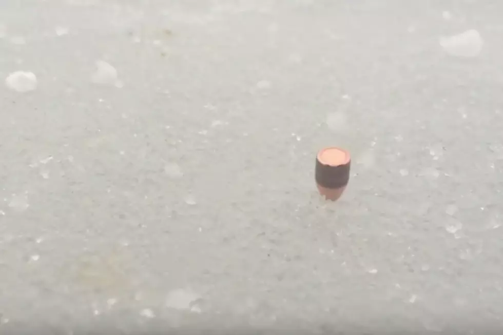 Shooting at Ice Somehow Creates Epic Copper Spinning Tops