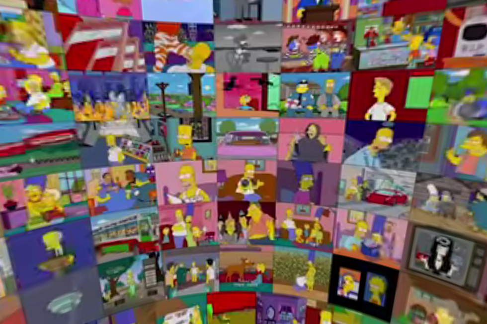 A Full, 360 Degree Sphere of The Simpsons