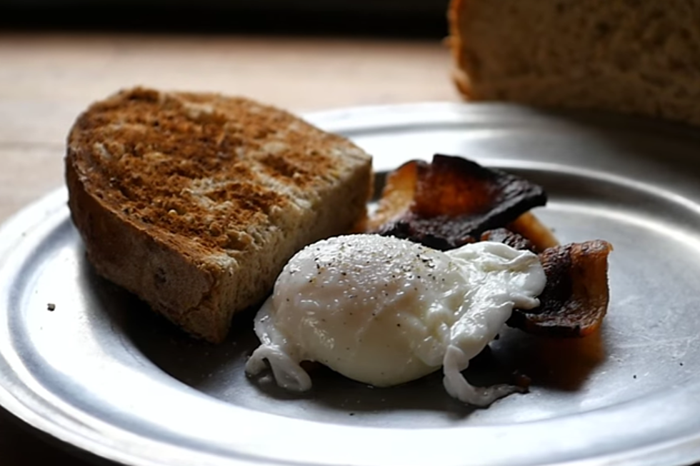 Eggs On Bacon, A Proper American Breakfast