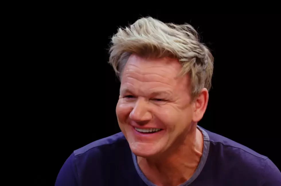 Gordon Ramsey Attempts The Hot Ones Wing Challenge